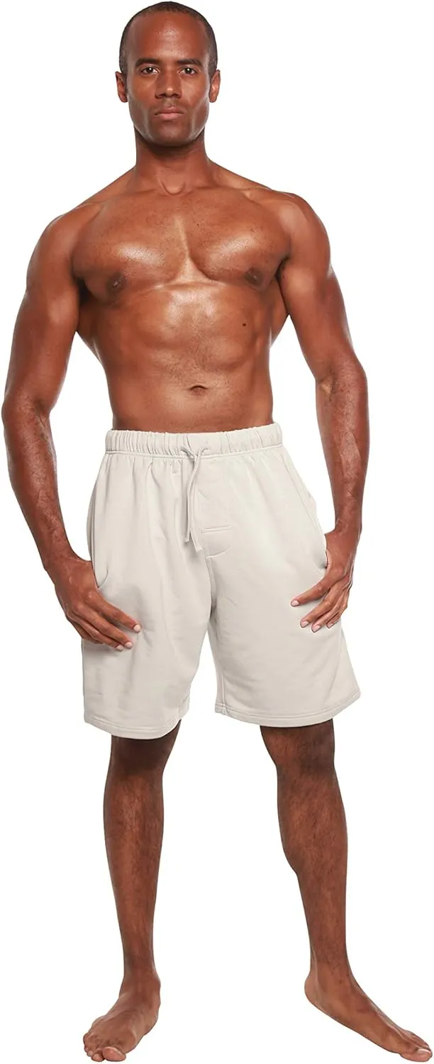 Spun Bamboo Men's Bamboo Viscose Soft Fleece Lounge Shorts