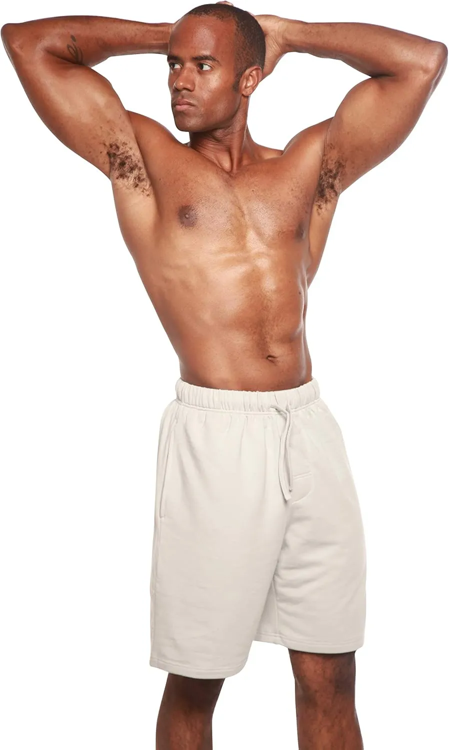 Spun Bamboo Men's Bamboo Viscose Soft Fleece Lounge Shorts