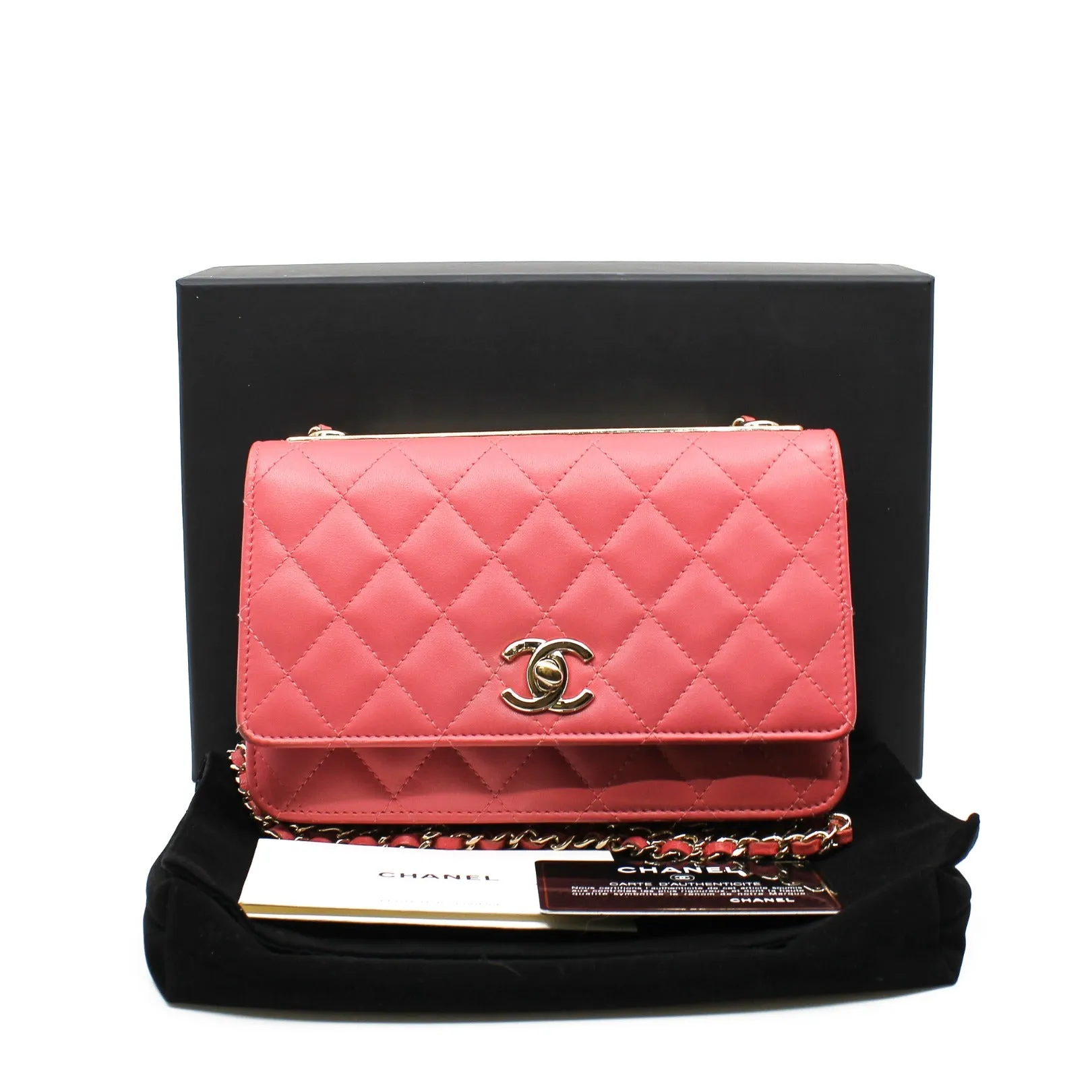 trendy cc woc pink lamb skin ghw seri 23