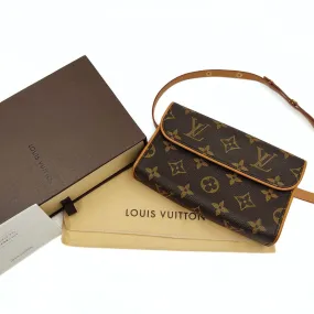 Trendy Inspired Louis Vuitton Louis Vuitton Louis Vuitton Florentine Clutch Bag In Monogram Canvas