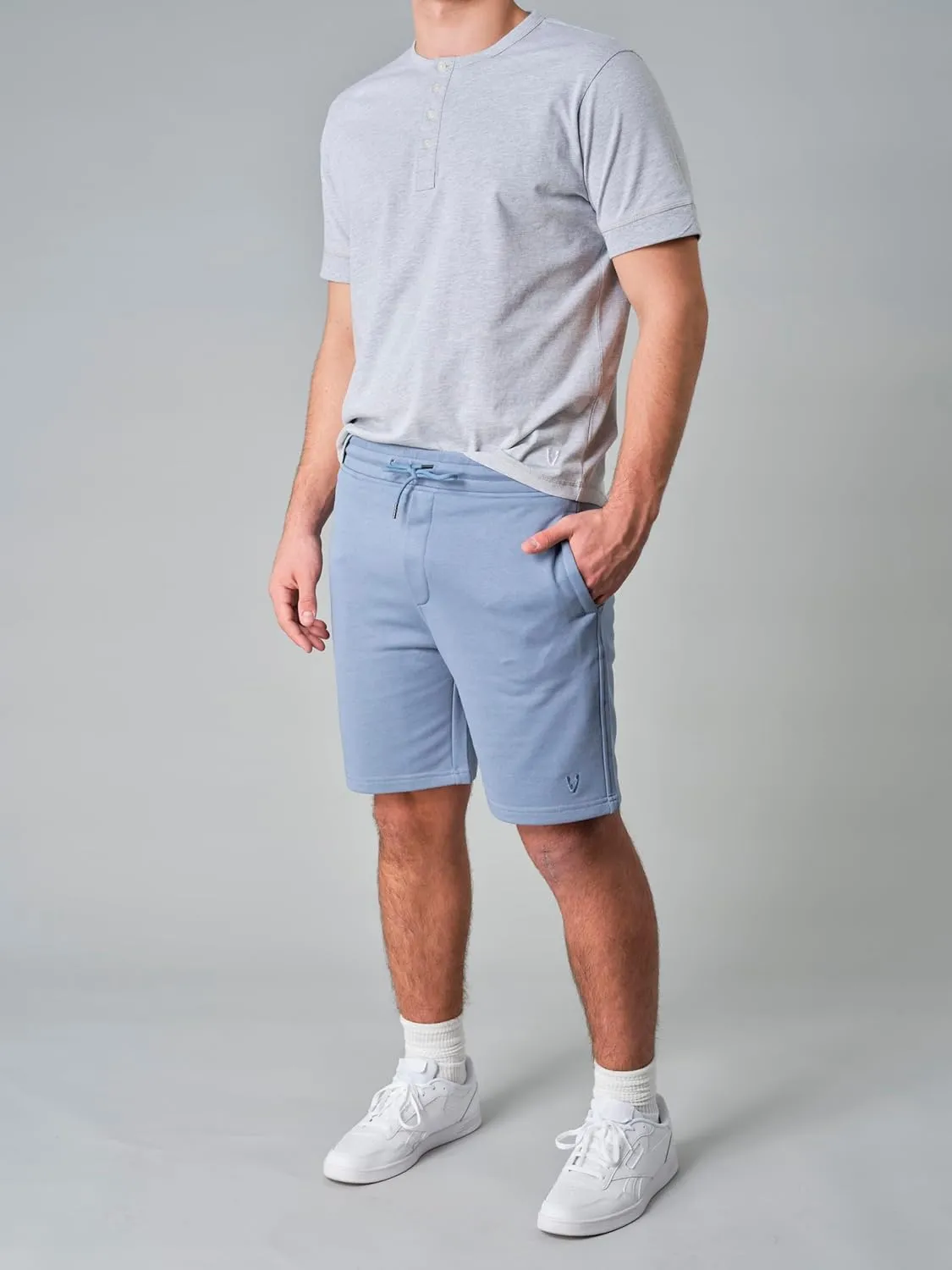 VarietyAthletics Mens Soft Cotton Fleece Jogger Gym Active Sweat Shorts