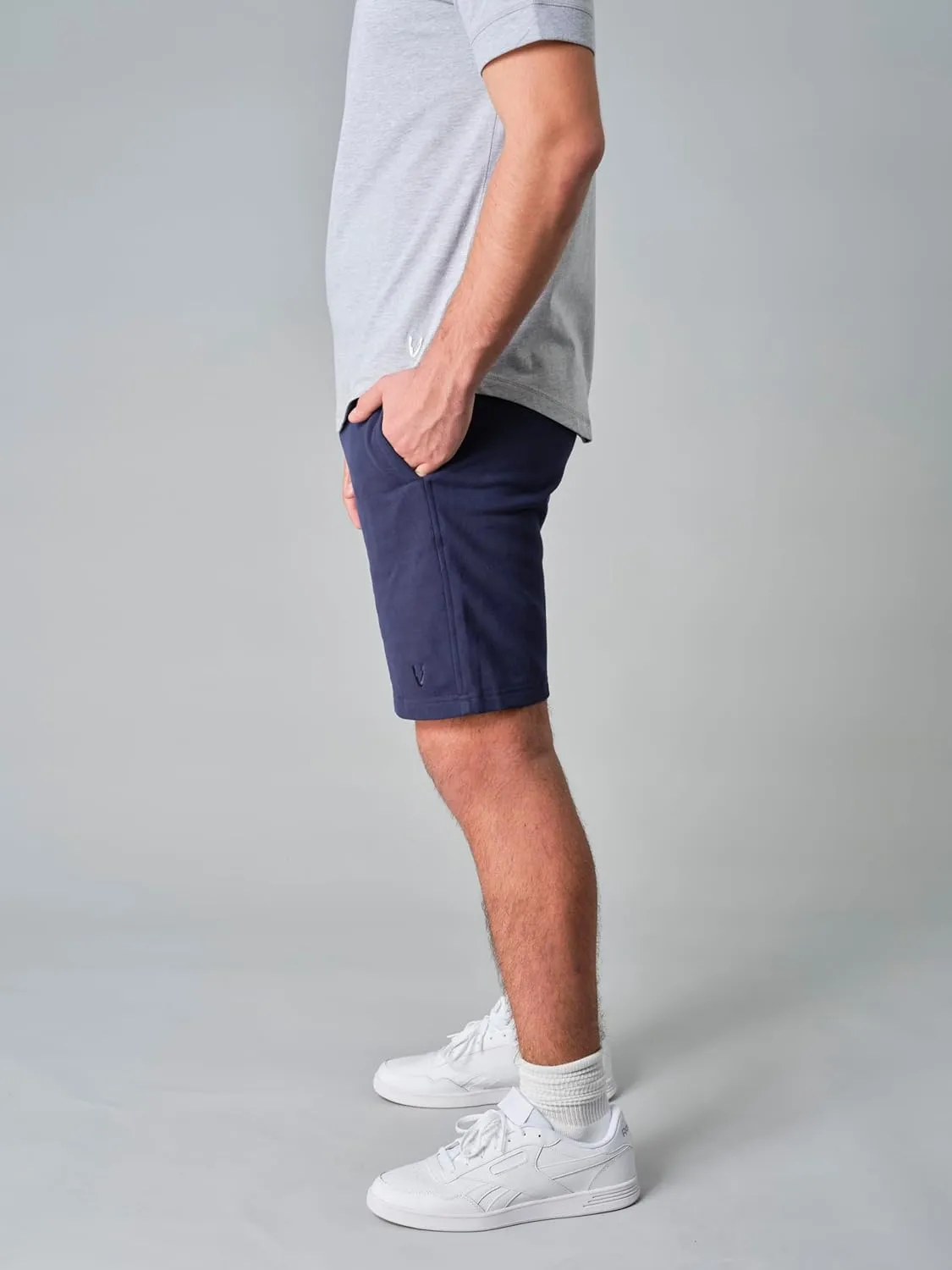 VarietyAthletics Mens Soft Cotton Fleece Jogger Gym Active Sweat Shorts