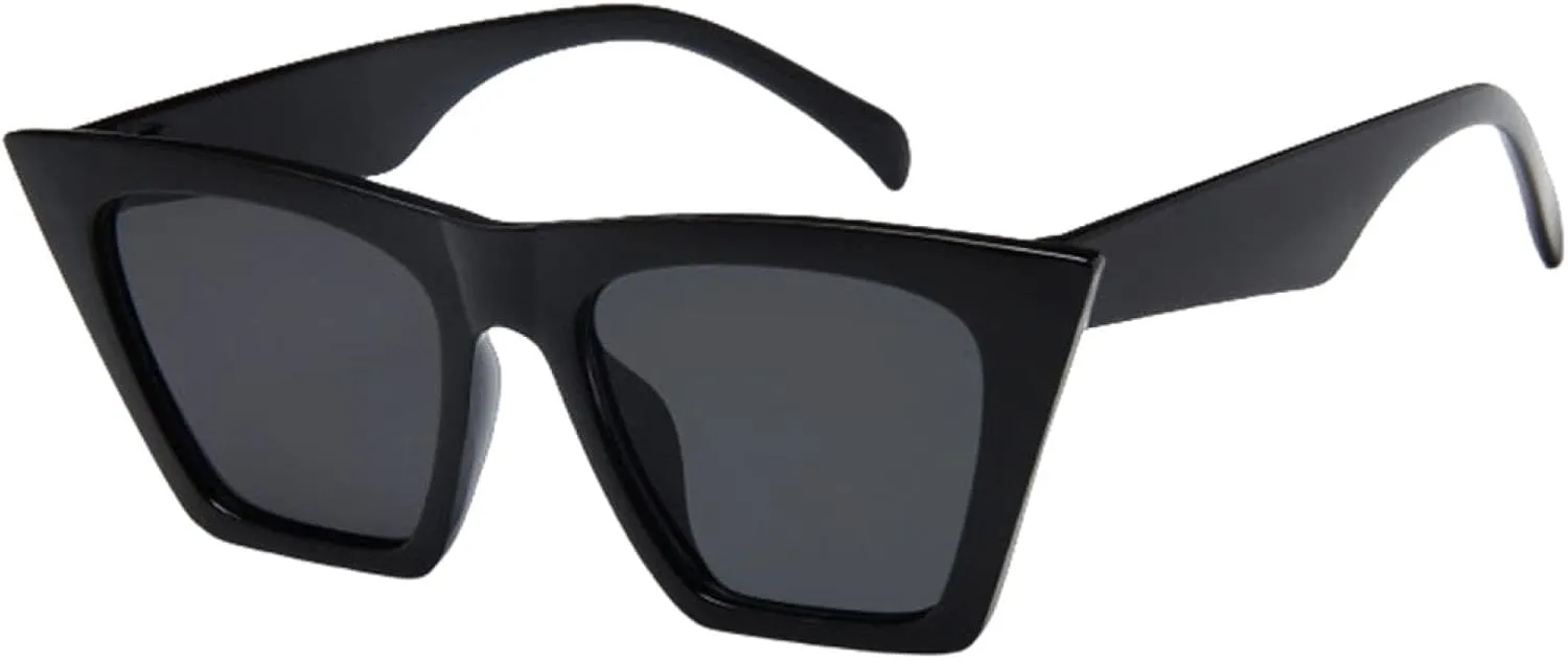 Vintage Classic Cat Eye Sunglasses for Women Fashion Gradient Black Glasses Women Female Lady