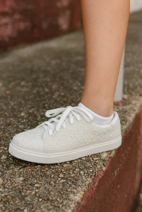 White Pearl Sneakers