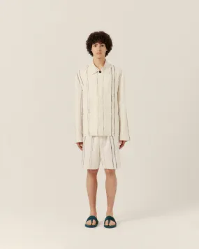 Woven Stripe Resort Jacket
